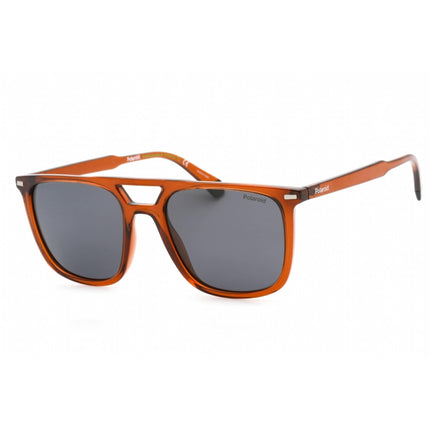 Polaroid Core Men's Sunglasses - Brown Rectangular Plastic Frame | PLD 4123/S 009Q C3 ,