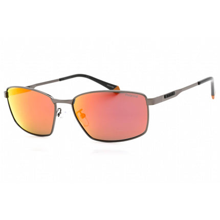 Polaroid Core Men's Sunglasses - Dark Ruthenium Rectangular | PLD 2137/G/S/X 0KJ1 OZ ,