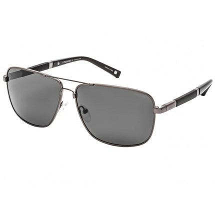 Polaroid Core Men's Sunglasses - Gray Polarized Lens Aviator | Pld 2001/S 0KJ1 00 ,
