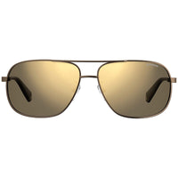 Polaroid Core Men's Sunglasses - Grey Gold Mirror Lens Metal | PLD 2074/S/X 09Q/LM ,