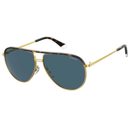 Polaroid Core Men's Sunglasses - Havana and Gold Metal Frame | PLD 2089/S/X 0YEK XN ,