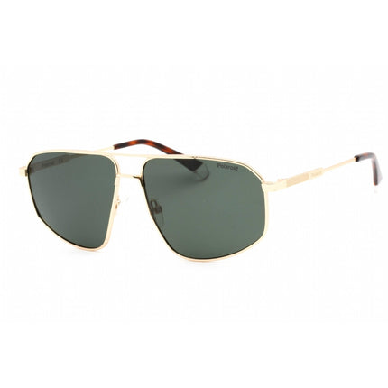 Polaroid Core Men's Sunglasses - Matte Gold Metal Aviator Frame | PLD 4118/S/X 0AOZ UC ,