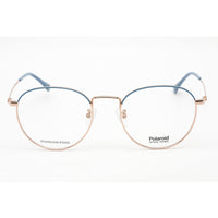 Polaroid Core Unisex Eyeglasses - Gold Azure Oval Metal Frame | PLD D396/G 0QWU 00 ,
