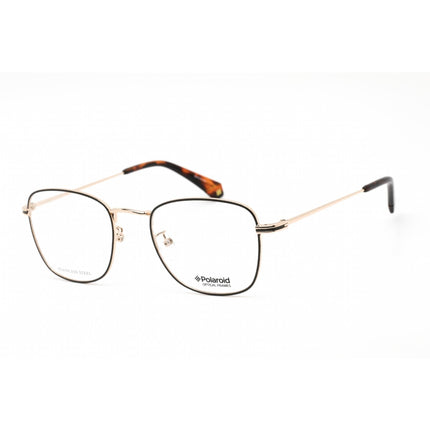 Polaroid Core Unisex Eyeglasses - Gold Brown Square Shape Frame | PLD D377/G 001Q 00 ,