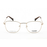 Polaroid Core Unisex Eyeglasses - Gold Square Full-Rim Frame | PLD D377/G 0J5G 00 ,