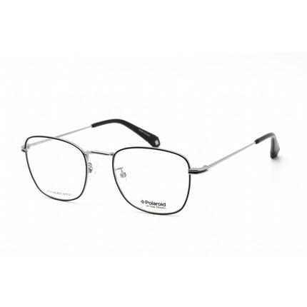 Polaroid Core Unisex Eyeglasses - Square Ruthenium/Black Metal Frame | PLD D377/G 085K ,