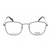 Polaroid Core Unisex Eyeglasses - Square Ruthenium/Black Metal Frame | PLD D377/G 085K ,