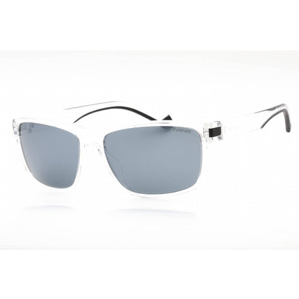 Polaroid Core Unisex Sunglasses - Crystal Rectangular Shape Frame | PLD 2121/S 0MNG EX ,