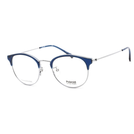 Polaroid Core Unisex Sunglasses - Full Rim Blue/Silver Frame | PLD D404/G 0PJP 00 ,