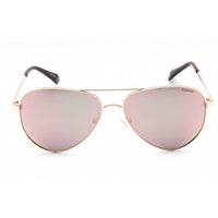Polaroid Core Unisex Sunglasses - Gold Copper Aviator Frame | PLD 6012/N/NEW 0DDB JQ ,