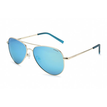 Polaroid Core Unisex Sunglasses - Grey Blue Mirror Polarized Lens | Pld 6012/N 0J5G JY ,