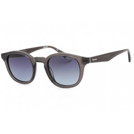 Polaroid Core Unisex Sunglasses - Grey Round Plastic Frame | PLD 2103/S/X 0KB7 WJ ,