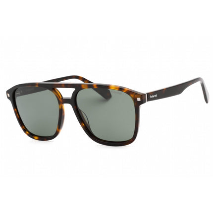 Polaroid Core Unisex Sunglasses - Havana Rectangular Frame | PLD 2118/S/X 0086 UC ,