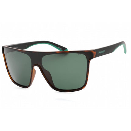 Polaroid Core Unisex Sunglasses - Havana/Green Plastic Square | PLD 2130/S 02M6 UC ,