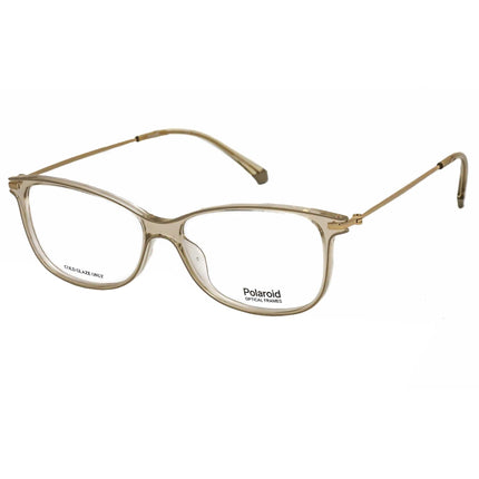 Polaroid Core Women's Eyeglasses - Beige Plastic/Metal Frame | PLD D416 010A 00 ,