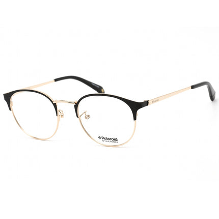 Polaroid Core Women's Eyeglasses - Clear Lens Black Gold Frame | PLD D367/F 02M2 00 ,