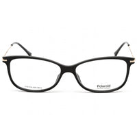 Polaroid Core Women's Eyeglasses - Clear Lens Black Rectangular | PLD D416 0807 00 ,
