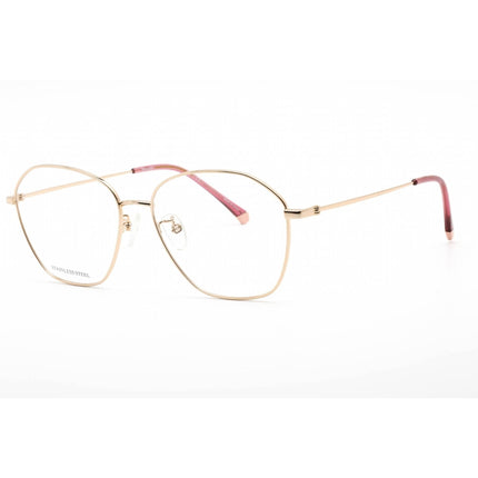 Polaroid Core Women's Eyeglasses - Gold Pink Plastic Rectangular | PLD D425/G 0EYR 00 ,