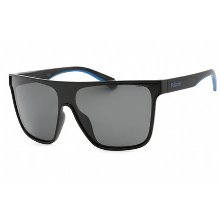 Polaroid Core Women's Sunglasses - Black/Blue Plastic Square | PLD 2130/S 00VK M9 ,
