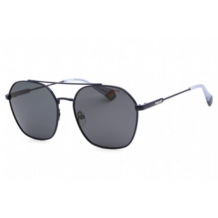 Polaroid Core Women's Sunglasses - Blue Rectangular Metal Frame | PLD 6172/S 0PJP C3 ,