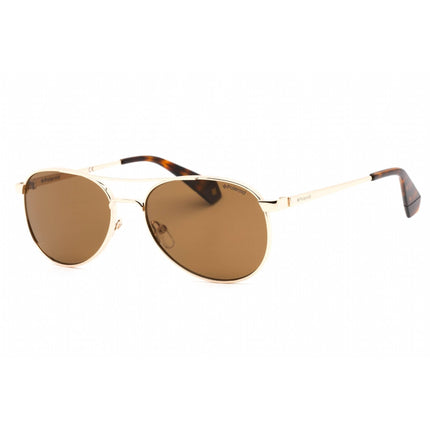 Polaroid Core Women's Sunglasses - Gold Metal Aviator Frame | PLD 6070/S/X 0J5G SP ,