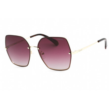 Polaroid Core Women's Sunglasses - Gold Rectangular Metal Frame | PLD 4091/S 0S9E JR ,