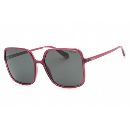Polaroid Core Women's Sunglasses - Grey Polarized Lens Plastic | PLD 6128/S 0MU1 M9 ,