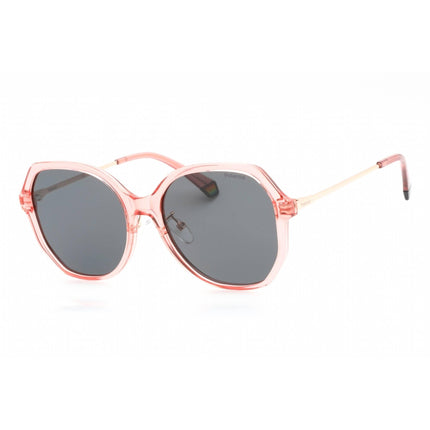 Polaroid Core Women's Sunglasses - Pink Rectangular Shape Frame | PLD 6177/G/S 035J M9 ,