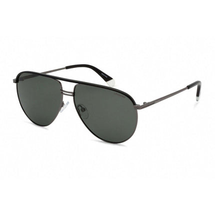 Polaroid Men's Sunglasses - Ruthenium Green Metal Pilot Frame | PLD 2089/S/X 0SMF ,