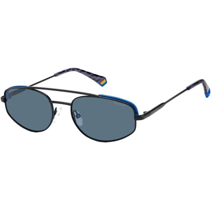 Polaroid Unisex Sunglasses - Black Azure Metal Frame | POLAROID PLD 6130/S 0OY4/C3 ,