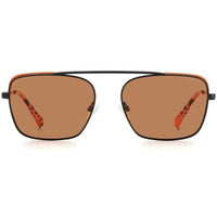 Polaroid Unisex Sunglasses - Black Orange Metal Frame | POLAROID PLD 6131/S 08LZ/HE ,