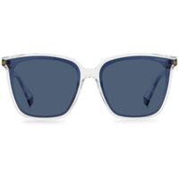 Polaroid Unisex Sunglasses - Crystal Frame Blue Polarized Lens | PLD 6163/F/S 900 ,