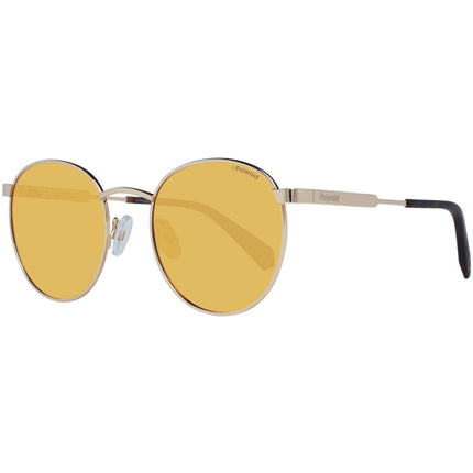 Polaroid Unisex Sunglasses - Gold and Havana Frame | POLAROID PLD 2053/S/LI 01KZ/HE ,