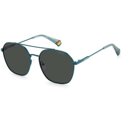 Polaroid Unisex Sunglasses - Matte Havana Metal Cat Eye Frame | PLD1027/U/S 0N9P ,