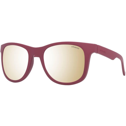 Polaroid Unisex Sunglasses - Red Plastic Square Frame | POLAROID PLD 7020/S 0C9A/LM ,