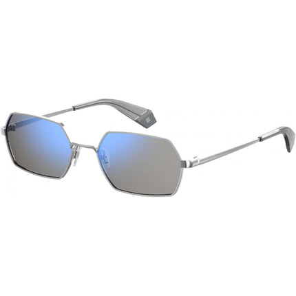 Polaroid Unisex Sunglasses - Silvergrey Geometric Frame | POLAROID PLD6068S 0427/5X ,