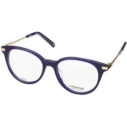 Polaroid Women's Eyeglasses - Blue Plastic/Metal Round Frame | POLAROID PLDD352 0PJP ,