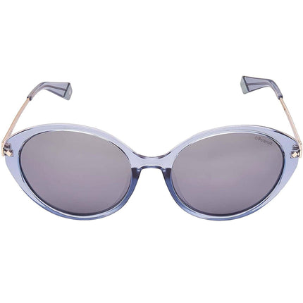 Polaroid Women's Sunglasses - Azure Full Rim Frame | POLAROID PLD 4077/F/S 0MVU/EX ,