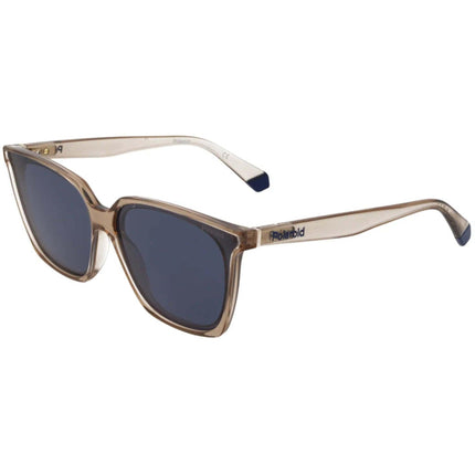 Polaroid Women's Sunglasses - Beige Frame Blue Polarized Lens | PLD 6160/S 010A ,