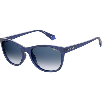 Polaroid Women's Sunglasses - Blue Rectangular Frame | POLAROID PLD 4099/S 0PJP/Z7 ,