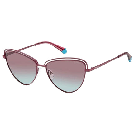 Polaroid Women's Sunglasses - Burgundy Gradient Lens | POLAROID PLD 4094/S 0LHF/JR ,