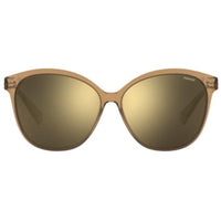 Polaroid Women's Sunglasses - Champagne Cat Eye Frame | POLAROID PLD 4100/F/S 0HAM/LM ,