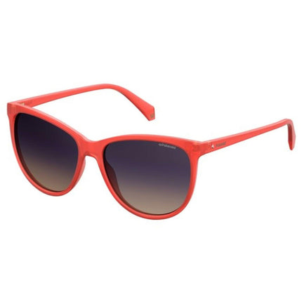 Polaroid Women's Sunglasses - Coral Cat Eye Frame | POLAROID PLD 4066/S 01N5/Z7 ,