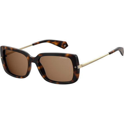 Polaroid Women's Sunglasses - Havana Butterfly Frame | POLAROID PLD 4075/S 0086/SP ,