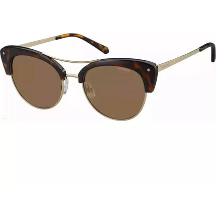 Polaroid Women's Sunglasses - Havana Cat Eye Frame | POLAROID PLD 4045/S 0NHO/IG ,