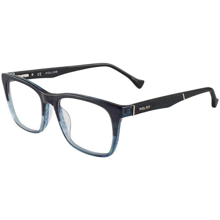 Police Men's Eyeglasses - Close Up 6 Blue Crystal Frame | VPL056-0G32-52-18-140 ,