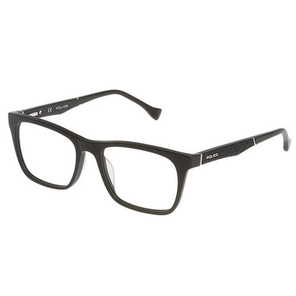 Police Men's Eyeglasses - Demo Lens Matte Black Plastic Frame | VPL056M-0703-52-18-140 ,