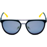 Police Men's Sunglasses - Blue Green Plastic Full Rim Pilot Frame | POLICE SPL586 7T9X ,