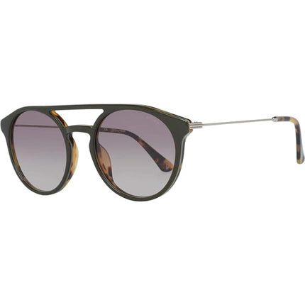 Police Men's Sunglasses - Green Plastic Pilot Frame Brown Lens | POLICE SPL722 6000 ,