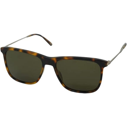 Police Men's Sunglasses - Havana Plastic Square Frame Brown Lens | POLICE SPL572N 1GZV ,